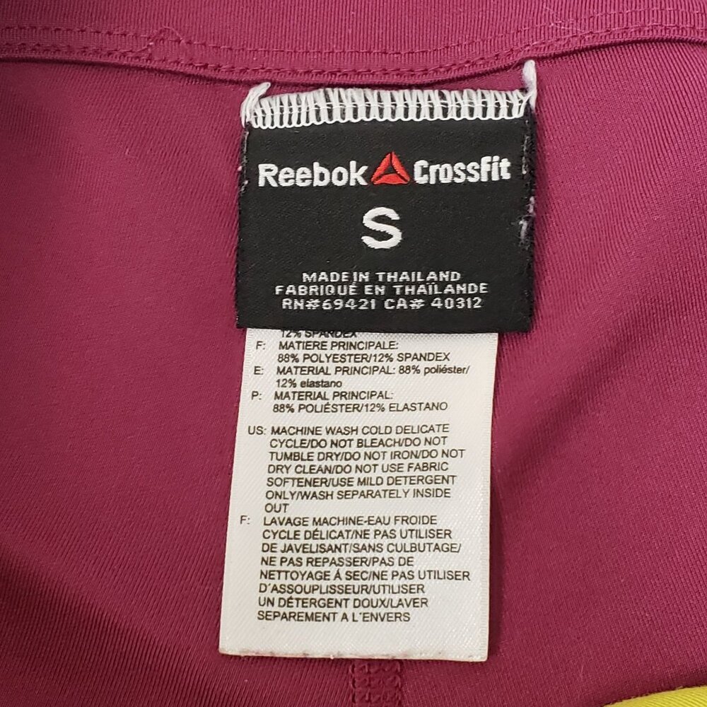 Reebok CrossFit Womens Shorts Plum Size Small - Picture 4 of 7